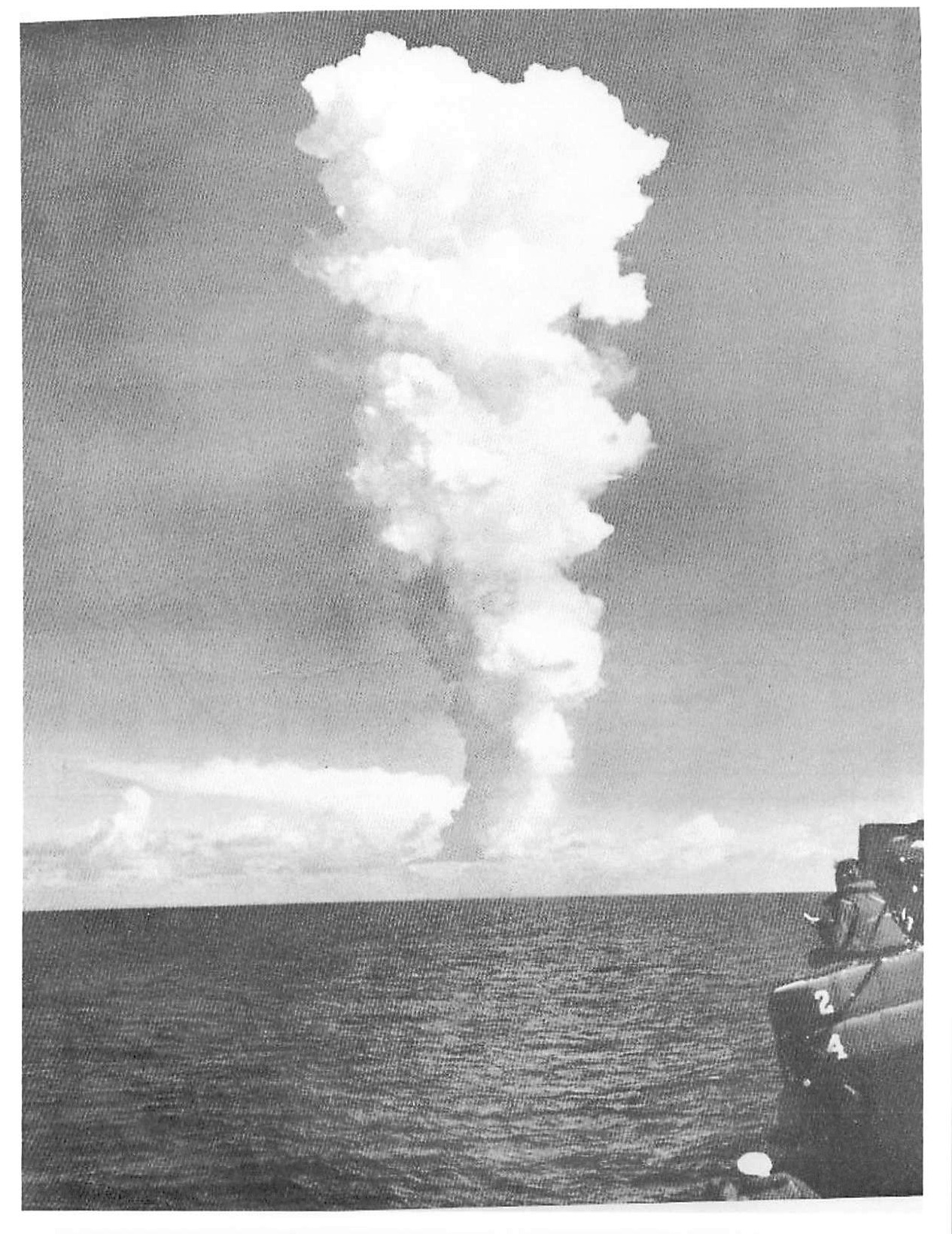 Cloud from atomic detonation at Bikini Atoll